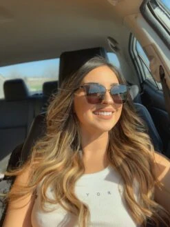 BECKY III - BLACK + GREY SUNGLASSES -Sunglasses Sales 02 2020 julia.nicole star BECKYIII