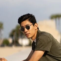 MAXWELL - CLEAR CRYSTAL + GREY MIRROR + POLARIZED SUNGLASSES -Sunglasses Sales 06 2021 MENS jeffyamazaki MAXWELL CLEARCRYSTAL GREY