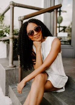 MAEVE - BLACK + GREY SUNGLASSES 17 MAEVE - BLACK + GREY SUNGLASSES -Sunglasses Sales 07 2020 athomeshoot rena.poston MAEVE 4