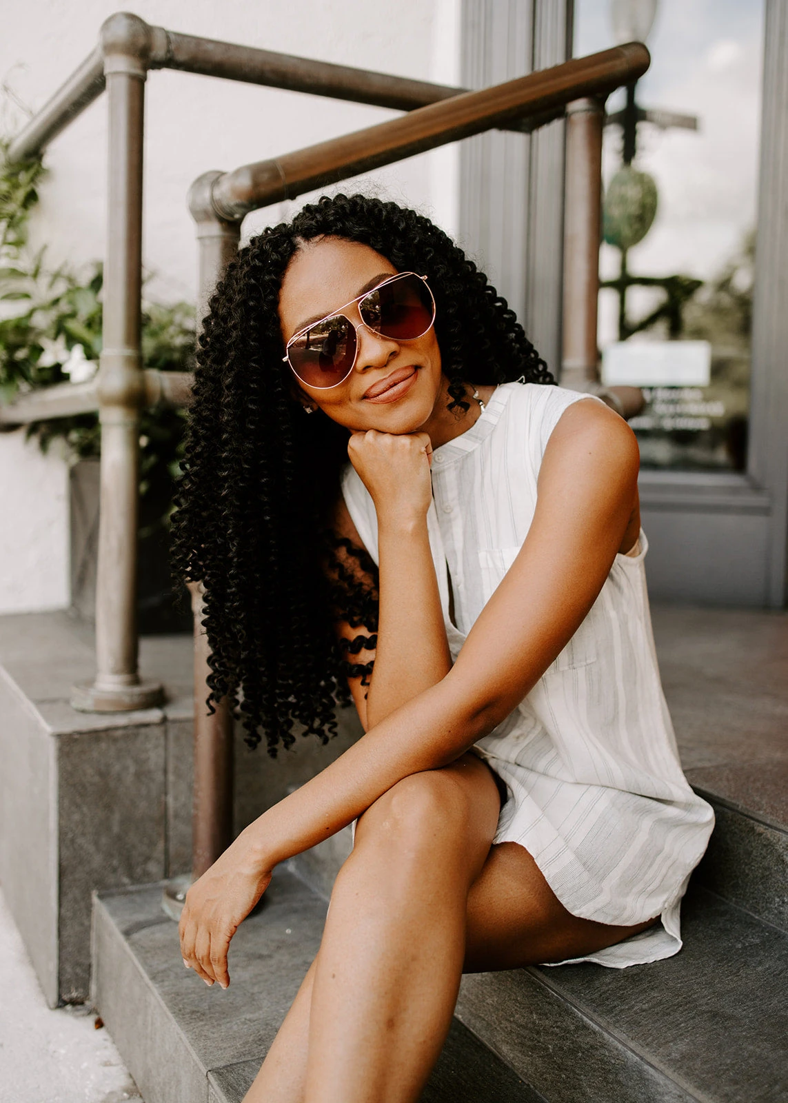 MAEVE - BLACK + GREY SUNGLASSES 9 MAEVE - BLACK + GREY SUNGLASSES - Image 7