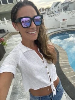 BELLA II - MATTE BLACK + LAVENDER FLASH SUNGLASSES -Sunglasses Sales 07 2020 jackiecelona BELLAII 2