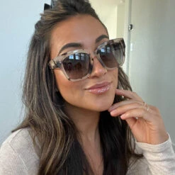 BELLA II - CREAM TORTOISE + GREY GRADIENT SUNGLASSES -Sunglasses Sales 08 2023 madisonquinnblog BELLAII CREAMTORTOISE GREY3