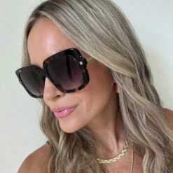 SANDRA - ESPRESSO TORTOISE + GREY GRADIENT SUNGLASSES -Sunglasses Sales 08 2023 roseykatestyle SANDRA ESPRESSOTORTOISE GREYGRADIENT