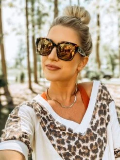 BELLA II - DARK TORTOISE + GOLD MIRROR SUNGLASSES -Sunglasses Sales 09 2020 kalee rogers BELLAII 11