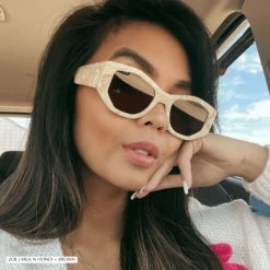 ZOE - CHESTNUT WEAVE + BROWN GRADIENT SUNGLASSES -Sunglasses Sales 1 3003bdd1 02eb 472f b065 c50ab5340fa3