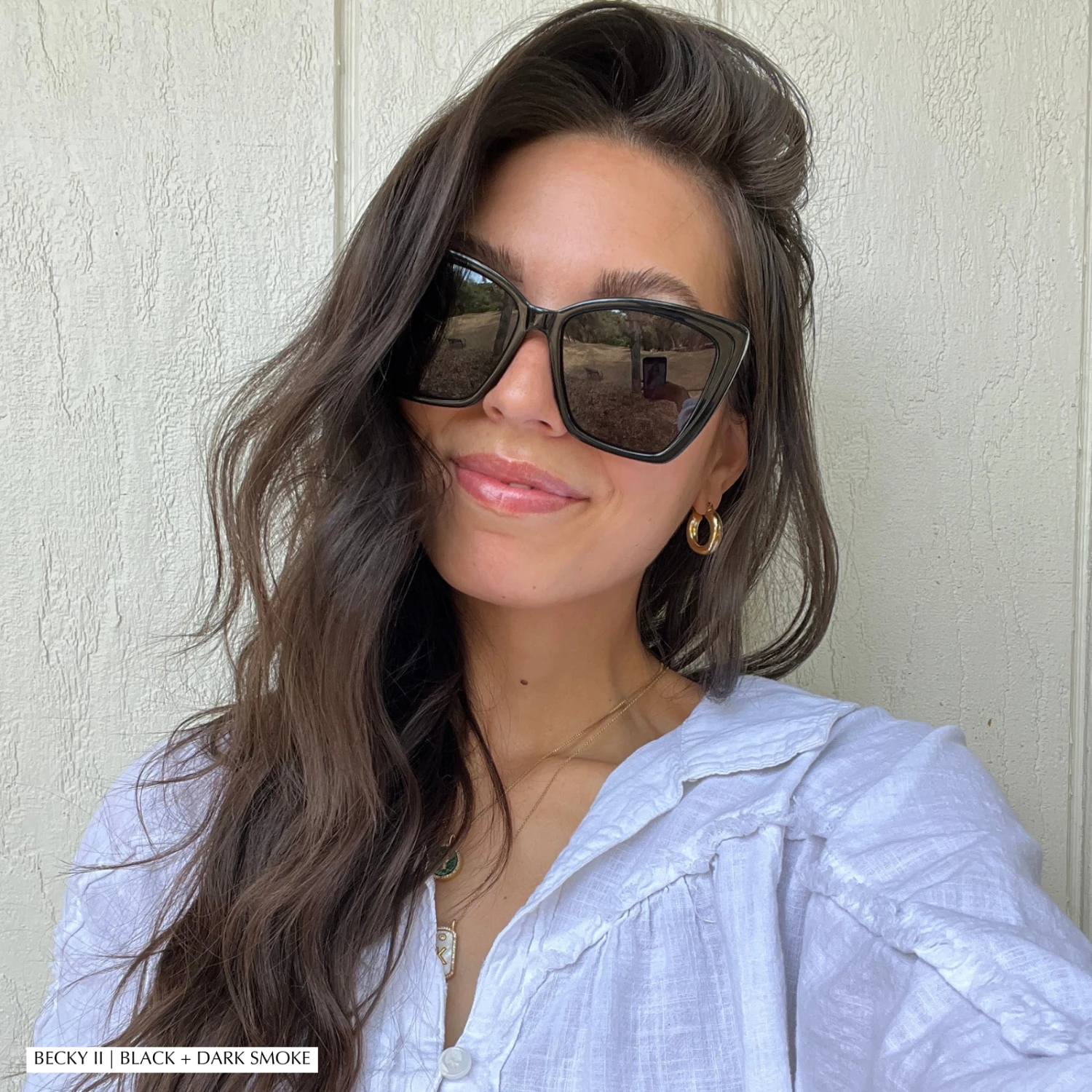 BECKY II - GLACIAL TORTOISE + BROWN GRADIENT SUNGLASSES 8 BECKY II - GLACIAL TORTOISE + BROWN GRADIENT SUNGLASSES - Image 6