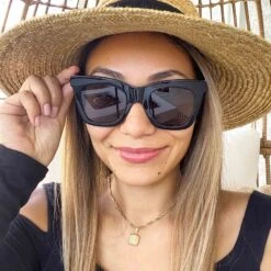 KAIA - BLACK + GREY + POLARIZED SUNGLASSES -Sunglasses Sales 2020 diff web PDP 0000s 0018 09 2020 ms.chelle KAIA 2