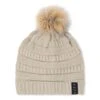 POM POM KNIT BEANIE - CREAM -Sunglasses Sales 2021 DIFF Beanie Cream