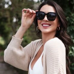 BELLA - BLACK + GREY + POLARIZED SUNGLASSES -Sunglasses Sales 2021 DIFF Web PDP jensav11 BELLA 1600x1600 c8dd39c1 914a 4d42 bda3 2ab8eab727bb