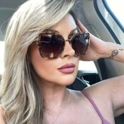 CLARISSE - GOLD + BROWN GRADIENT SUNGLASSES -Sunglasses Sales 2022 DIFF Oct Clarisse Gold Brown