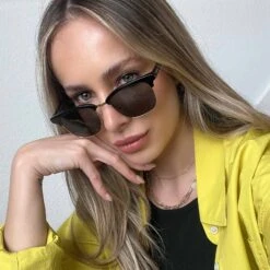 BIARRITZ - BLACK + GREY POLARIZED SUNGLASSES -Sunglasses Sales 2022 DIFF Sept Web Lifestyle UGC PDP Resizing Biarritz Black Grey Polarized 2