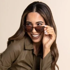 MAXWELL - DEEP AMBER + TERRACOTTA GRADIENT POLARIZED SUNGLASSES -Sunglasses Sales 2022 Diff Fall Studio Terracotta MAXWELL Deep Amber Terracotta Gradient DE01 0188 EATRP 1 PDP