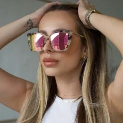 BECKY IV - CREAM TORTOISE + PINK MIRROR SUNGLASSES -Sunglasses Sales 2023 DIFF Web PDP Becky II Cream Tortoise Pink Mirror 58f32a9f dfd0 43ba 82f2 f66238589669