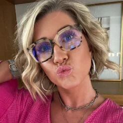 BELLA XS - CREAM TORTOISE + CLEAR GLASSES -Sunglasses Sales 2023 DIFF Web PDP Bella XS Cream Tortoise Blue Light 2