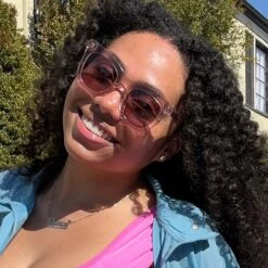 KAIA - LIGHT PINK CRYSTAL + WINE GRADIENT + POLARIZED SUNGLASSES 11 KAIA - LIGHT PINK CRYSTAL + WINE GRADIENT + POLARIZED SUNGLASSES -Sunglasses Sales 2023 DIFF Web PDP Kaia Light Pink Crystal Wine Gradient