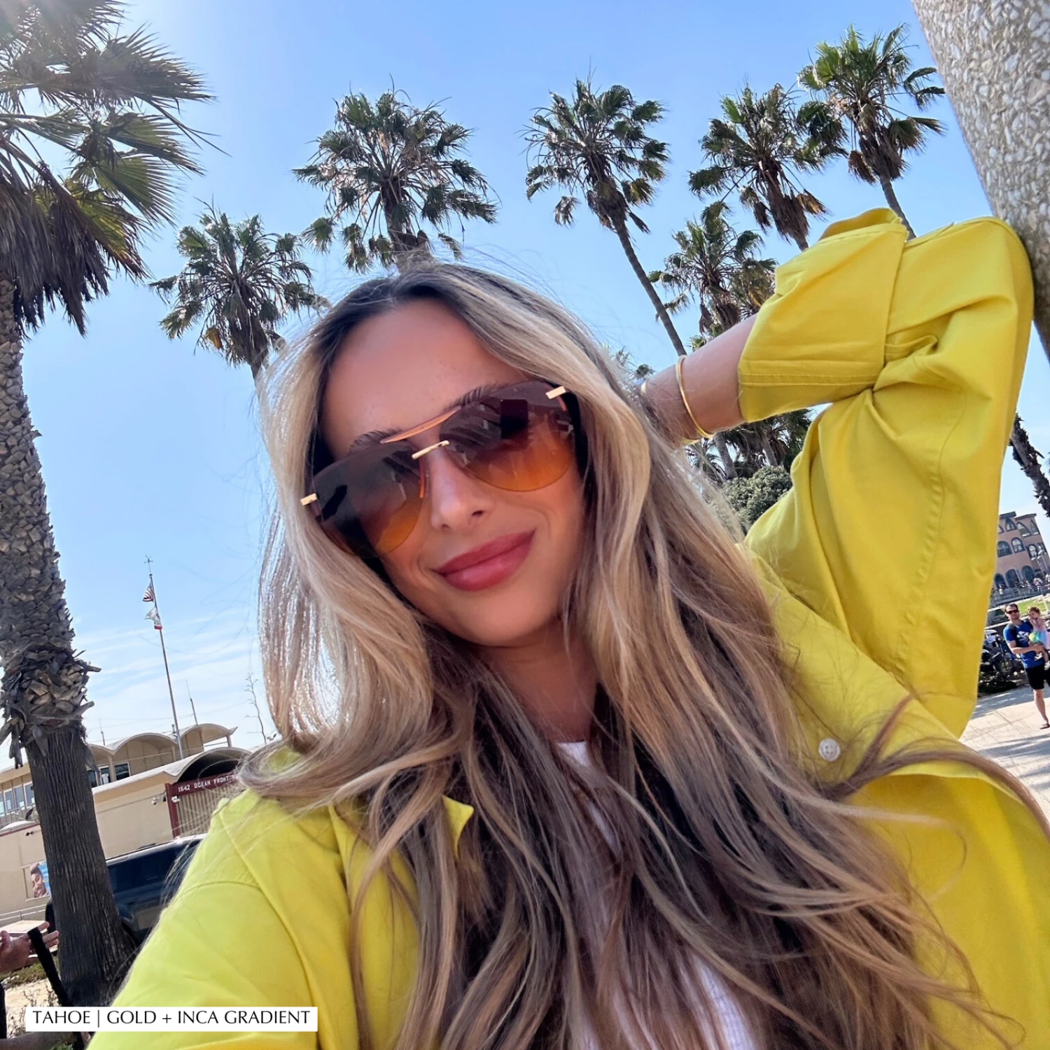 TAHOE - TURQUOISE METALLIC + TEAL MIRROR + POLARIZED SUNGLASSES 9 TAHOE - TURQUOISE METALLIC + TEAL MIRROR + POLARIZED SUNGLASSES - Image 7