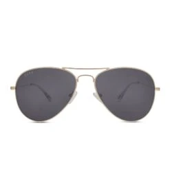 CRUZ - GOLD + GREY SUNGLASSES