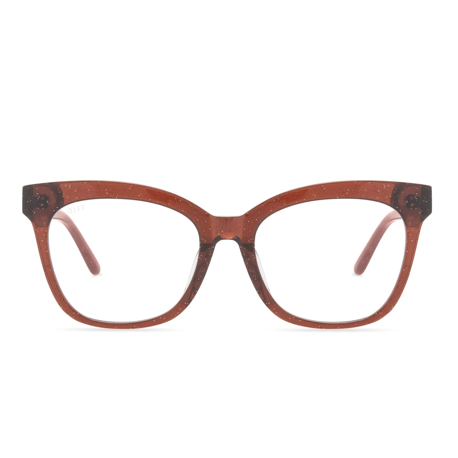 WINSTON - FESTIVE CHESTNUT + CLEAR GLASSES 2 WINSTON - FESTIVE CHESTNUT + CLEAR GLASSES