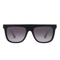 STEVIE - BLACK + GREY GRADIENT + POLARIZED SUNGLASSES