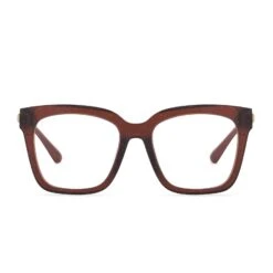 BELLA XS - FESTIVE CHESTNUT + CLEAR GLASSES