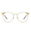 SUMMIT - GOLD + CLEAR GLASSES 1 SUMMIT - GOLD + CLEAR GLASSES -Sunglasses Sales DE01 0195 GDBBB FRONT