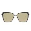 GRACE - BLACK + GOLD MIRROR SUNGLASSES