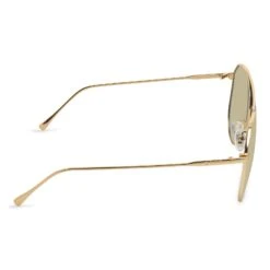 JANE - GOLD + GOLD MIRROR SUNGLASSES -Sunglasses Sales DE01 0266 GDMN SIDE
