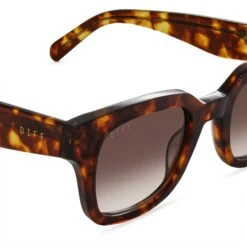 JEAN - AMBER TORTOISE + BROWN GRADIENT + POLARIZED SUNGLASSES -Sunglasses Sales DE01 0288 ABBGP DETAIL