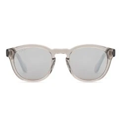 EVAN - TEMPETE GREY CRYSTAL + GREY MIRROR SUNGLASSES