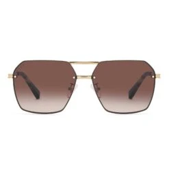 NOLAN - GOLD + BROWN GRADIENT SUNGLASSES