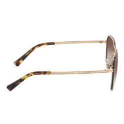 NOLAN - GOLD + BROWN GRADIENT SUNGLASSES -Sunglasses Sales DE01 0312 GDBGN SIDE