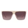 KENDRA - BRUSHED ROSE GOLD + WINE GRADIENT SUNGLASSES -Sunglasses Sales DE01 0317BRWGN FRONT