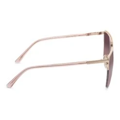 KENDRA - BRUSHED ROSE GOLD + WINE GRADIENT SUNGLASSES -Sunglasses Sales DE01 0317BRWGN SIDE