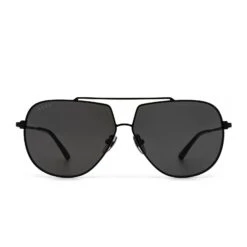 DENVER - BLACK + GREY POLARIZED SUNGLASSES