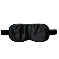 SILK MASK + PILLOWCASE SET - BLACK -Sunglasses Sales DIFF SD Black Front