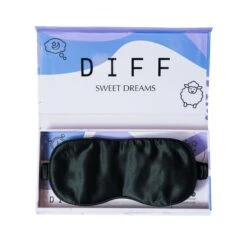 SILK SLEEP MASK - BLACK