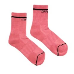 CREW SOCK DUO - PINK + LEOPARD -Sunglasses Sales DIFF Socks Pink 2 64d17e66 0cfb 469e a0b0 37f423e22b1f