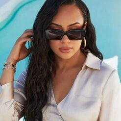 KRISTY SARAH - TTYL + BLACK + GREY SUNGLASSES -Sunglasses Sales DIFF Web KristySarah PDP TTYL Black 01