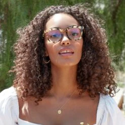 WESTON - CREAM TORTOISE + CLEAR GLASSES -Sunglasses Sales DIFF714202377 Weston