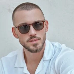 MAXWELL - WHISKEY + GREY POLARIZED SUNGLASSES -Sunglasses Sales DIFF714203997