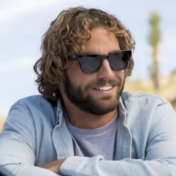 DEAN - BLACK + GREY POLARIZED SUNGLASSES -Sunglasses Sales DeanBlackMarbleandGrey