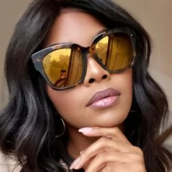 BELLA II - DARK TORTOISE + GOLD MIRROR SUNGLASSES -Sunglasses Sales Diff February 2022 BellaII Sunglasses DarkTortoise 1