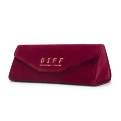 Wine Velvet Folding Case