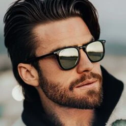 BRODY - BLACK + GOLD MIRROR SUNGLASSES 15 BRODY - BLACK + GOLD MIRROR SUNGLASSES -Sunglasses Sales Diff March 01 2022 scottyscheller Brody Mens Sunglasses Black Gold Mirror