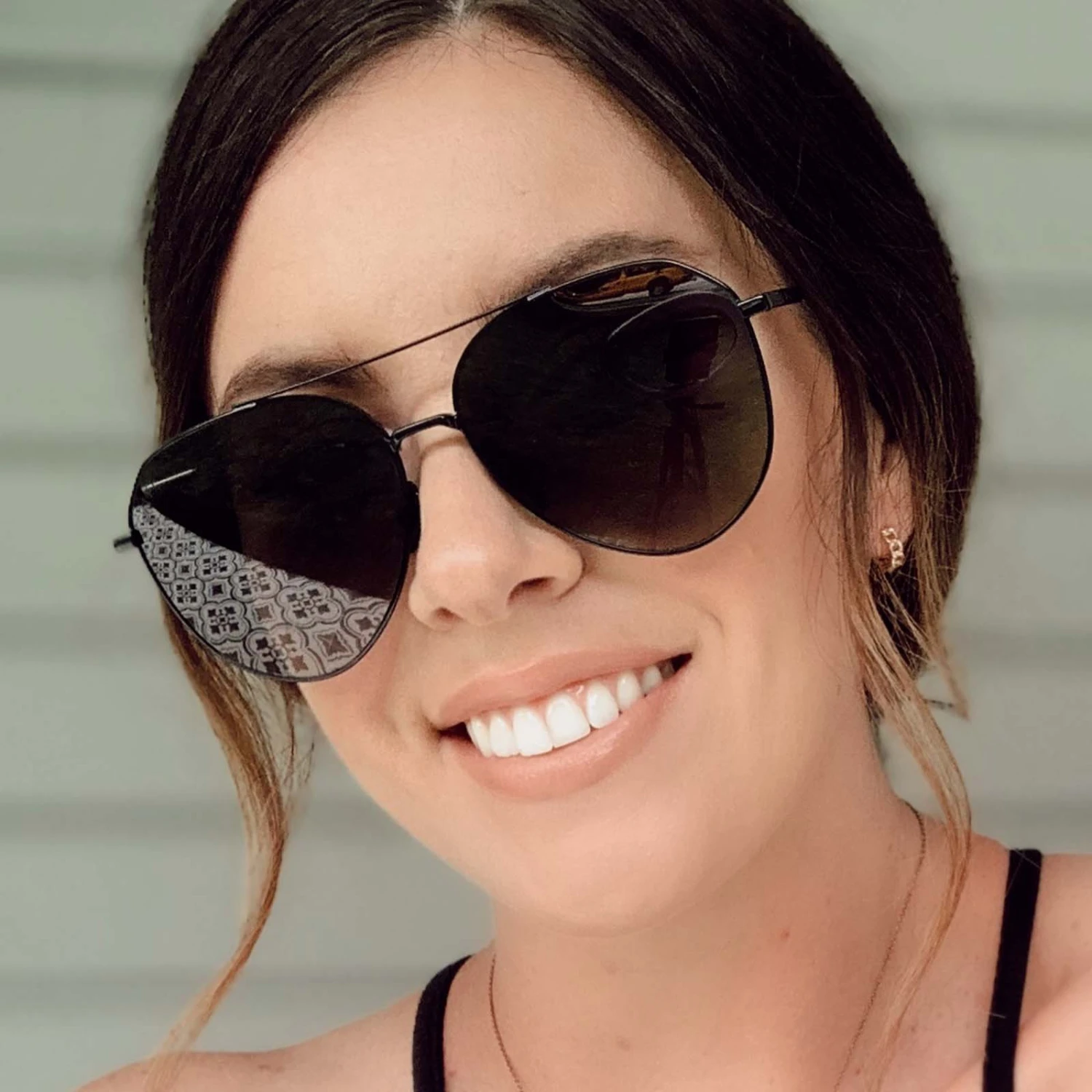 DASH - BLACK + GREY GRADIENT + POLARIZED SUNGLASSES 7 DASH - BLACK + GREY GRADIENT + POLARIZED SUNGLASSES - Image 5