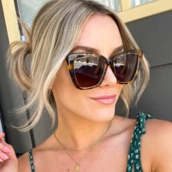 BECKY IV - AMBER TORTOISE + BROWN GRADIENT POLARIZED SUNGLASSES -Sunglasses Sales Diff Nov 2021 Amber Tortoise Becky iv