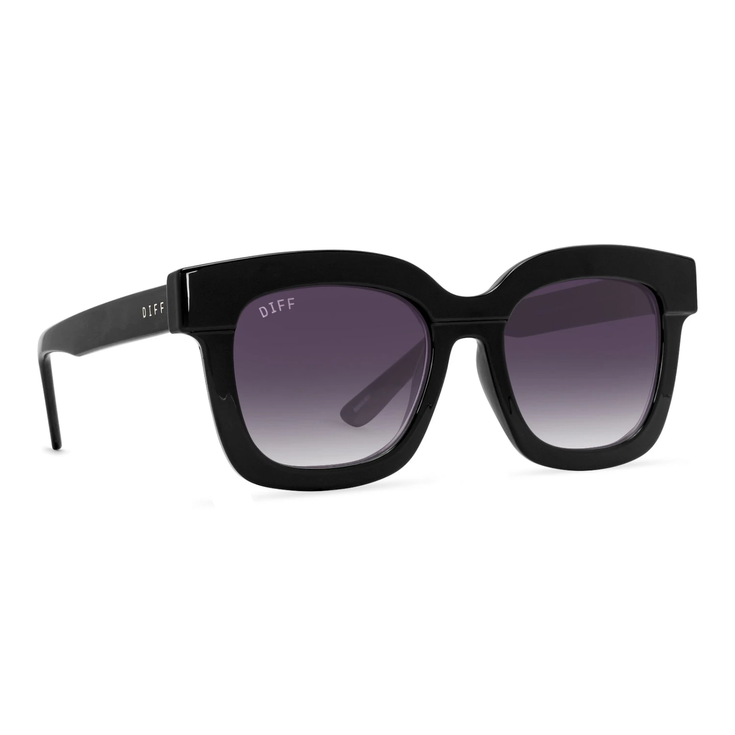 MAKAY - BLACK + GREY GRADIENT SHARP SUNGLASSES 4 MAKAY - BLACK + GREY GRADIENT SHARP SUNGLASSES - Image 2