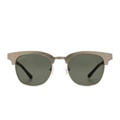 EMMETT - BRUSHED SILVER + G15 SUNGLASSES