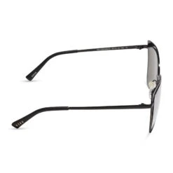 GRACE - MATTE BLACK + GREY MIRROR SUNGLASSES -Sunglasses Sales GRACE DE01 0265 MBGFN SIDE 0001