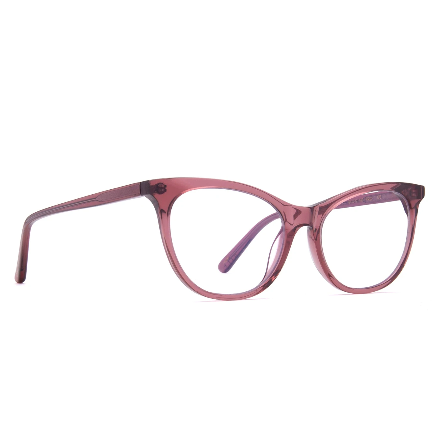 JADE - MULBERRY + CLEAR GLASSES 4 JADE - MULBERRY + CLEAR GLASSES - Image 2